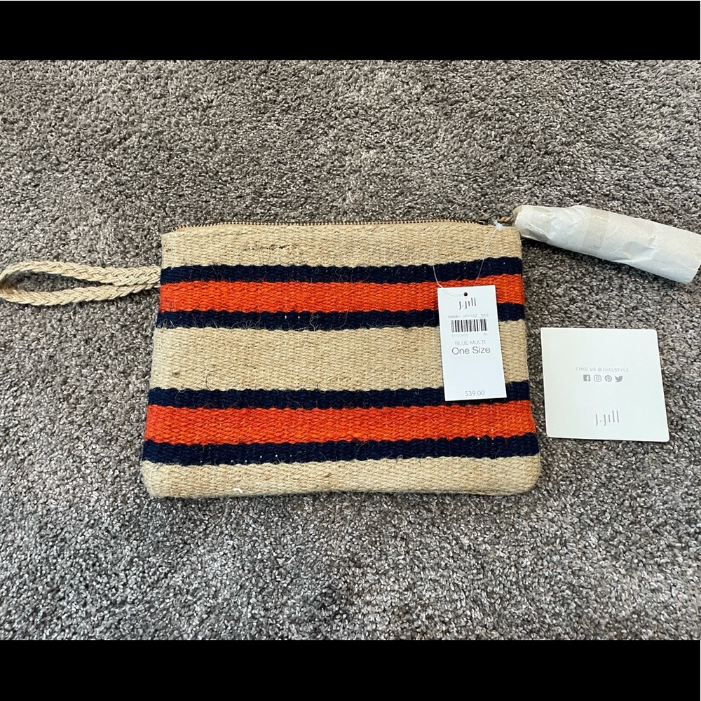 J Jill multi-Blue wristlet